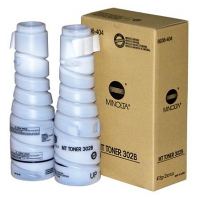 Konica Minolta MT-302B 2pz nero (black) toner originale