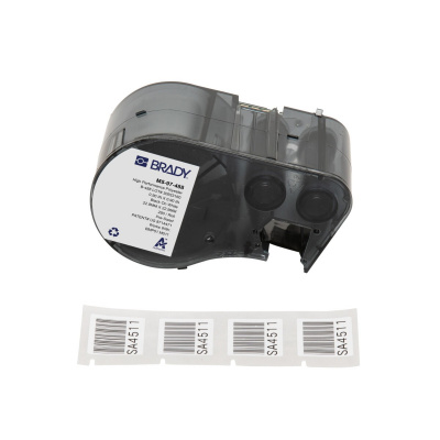Brady M5-97-488 / 170887, 22.86 mm, Polyester, testo nera / sfondo bianco