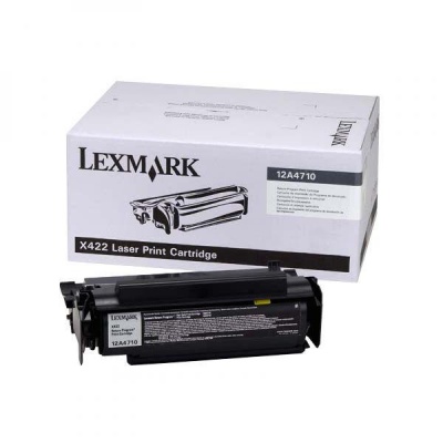 Lexmark toner originale 12A4710, black, 6000pp\., return, Lexmark X422