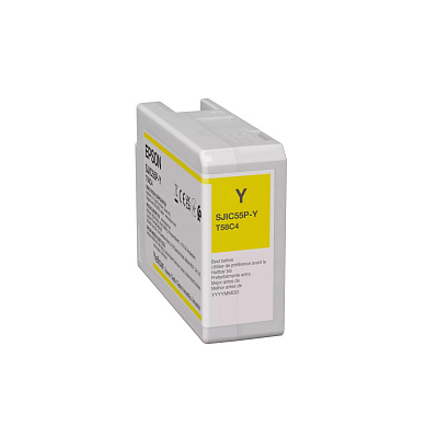 Epson SJIC55-Y C13T58C440 per ColorWorks, cartuccia originale gialla (yellow)