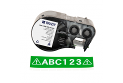 Brady M4C-1000-595-GN-WT / 170839, 25.40 mm x 7.62 m, Vinile, testo bianco / sfondo verde