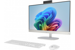 HP Desktop Next Gen AI 24-ct2001nc BQ8T2EA#BCM Computer All-in-one, 23,8", FHD, T, AI5-340, 32GB, 1TB, AMD int, W11H, Bianco, 2R