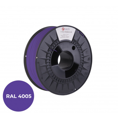 C-Tech 3DF-P-PETG1.75-4005 3D filamento, PREMIUM LINE, PETG, blu-viola, RAL4005, 1,75mm, 1kg