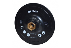 3M Tampone di supporto per dischi Scotch-Brite™ con foro centrale, velcro, 125 mm/M14 (61681)