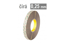 3M VHB™ 9473,  tl. 0,25 mm, tenká čirá oboustranně lepicí páska bez nosiče 9 mm x 55 m