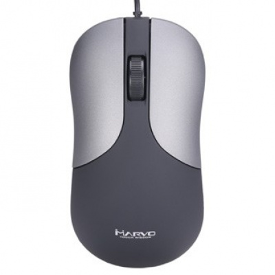 Marvo Mouse DMS002GY, 1200DPI, ottico, 3sp\., wired USB, grigio, ufficio