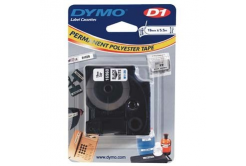 Dymo D1 16960, S0718070, 19mm x 5,5m testo nera / sfondo bianco, nastro originale