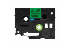 Nastro compatibile con Brother TZ-S731/TZe-S731,12mm x8m extr.adh. testo nera/nastro verde