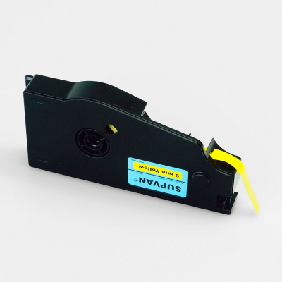 Nastro autoadesivo Supvan TP-L06EY, 6mm x 16m, giallo