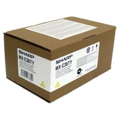Sharp MXC36TY giallo (yellow) toner originale