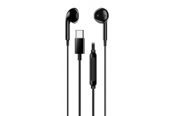 Genius HS-M365, cuffie con microfono, nere, 2.0, in-ear, USB Type-C