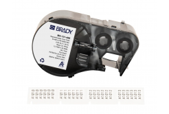 Brady M4-131-498 / 170788, 25.40 mm, Vinyl, testo nera / sfondo bianco