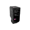 Lexmark 74C2HME magenta toner originale
