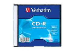 Verbatim 43347 CD-R Extra Protection, 1-confezione Slim box, 700MB, 52x, 80min.