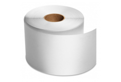Etichette in fogli autoadesivi (polyethylen), 100mm x 35m, fortemente adesivo per TTR, bianco, rotolo