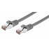 Cavo C-TECH CB-PP6F-1 patchcord Cat6, FTP, grigio, 1m