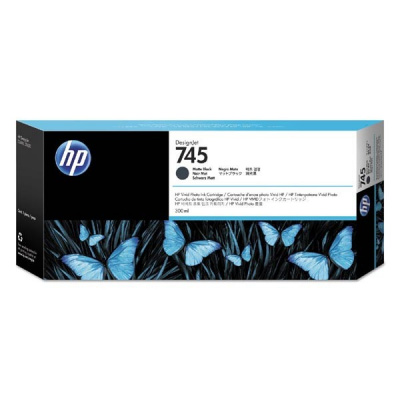 HP 745 F9K05A opaco nero (matte black) cartuccia originale