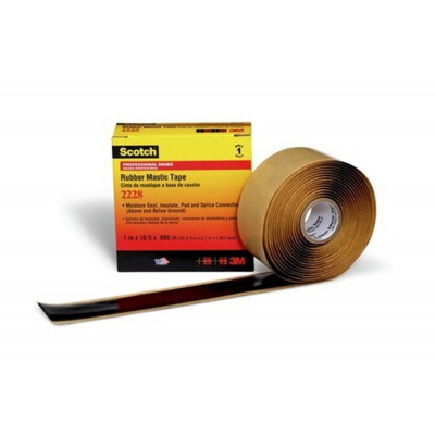 3M 2228 Scotch Nastro isolante e sigillante bicomponente, 25,4 mm x 3 m