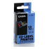 Casio XR-18BU1, 18mm x 8m, testo nera/sfondo blu, nastro originale