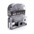 Epson LK-2BWV, SD6KW, 6mm x 9m, testo bianco / sfondo nero, nastro compatibile