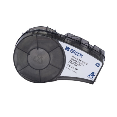 Brady M21-136-499 / 152093, 38.10 mm, Nylon, testo nera / sfondo bianco