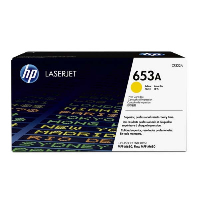 HP 653A CF322A giallo (yellow) toner originale