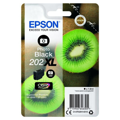 Epson 202XL T02H14010 foto nero (photo black) cartuccia originale