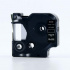 Nastro compatibile con Dymo 45021, S0720610, 12mm x 7m testo bianco / sfondo nera