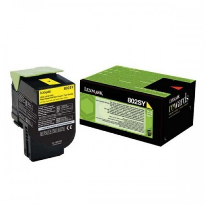 Lexmark 80C2SYE giallo (yellow) toner originale