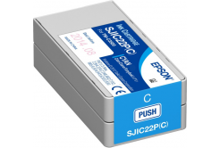 Epson SJIC22P(C) C33S020602 per ColorWorks, ciano (cyan) cartuccia originale