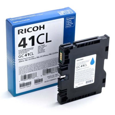 Ricoh GC41C 405766 ciano (cyan) cartuccia gel originale
