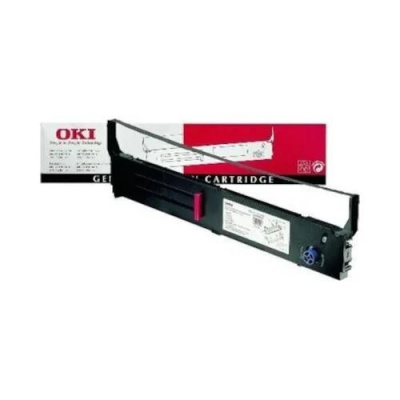 OKI 09004069, nero, nastro d'inchiostro originale, 12pz