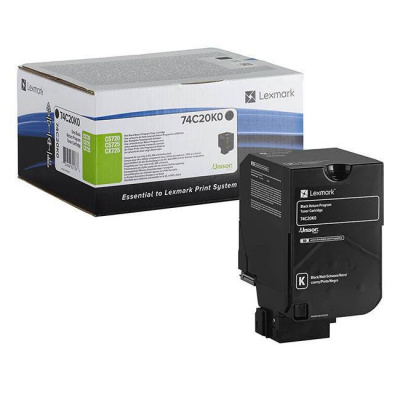 Lexmark 74C20K0 nero (black) toner originale