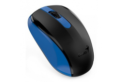 Genius Mouse NX-8008S 31030028402, 1200DPI, 2.4 [GHz], ottica, 3sp\., senza fili USB, blu, 1 pz AA