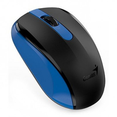 Genius Mouse NX-8008S 31030028402, 1200DPI, 2.4 [GHz], ottica, 3sp\., senza fili USB, blu, 1 pz AA
