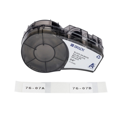 Brady M21-18-499 / 152092, 25.40 mm, Nylon, testo nera / sfondo bianco