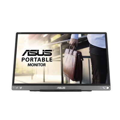 Monitor ASUS ZenScreen MB16ACE 90LM0381-B04170, 15,6", IPS, FHD, 60Hz, 5ms, grigio, 3R