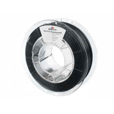 Spectrum 81441 filamento, FlameGuard ASA 275, 0.25kg, 1.75mm, DEEP BLACK