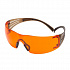 3M SF406SGAF-BLA Occhiali protettivi, lente arancione, Anti-Fog / Anti-Scratch