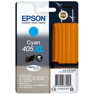 Epson 405XL C13T05H24010 ciano (cyan) cartuccia originale