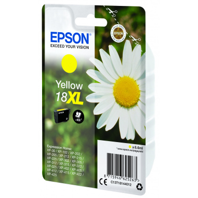 Epson 18XL C13T18144022 giallo (yellow) cartuccia originale