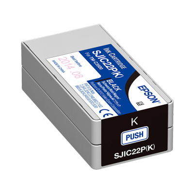 Epson SJIC22P(K) C33S020601 per ColorWorks, nero (black) cartuccia originale