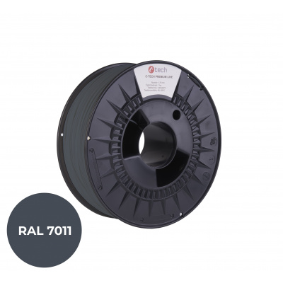 C-Tech 3DF-P-PETG1.75-7011 3D filamento, PREMIUM LINE, PETG, RAL7011, 1,75mm, 1000g, Grigio acciaio (Steel grey)