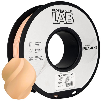 Professional Lab FG-P69-E1, 3D filamento, PLA, 1,75mm, 1000g, Rosa (Skin)