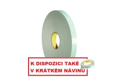 3M 4032 Pěnová oboustranně lepicí páska, bílá, tl. 0,8 mm 12 mm x 3 m