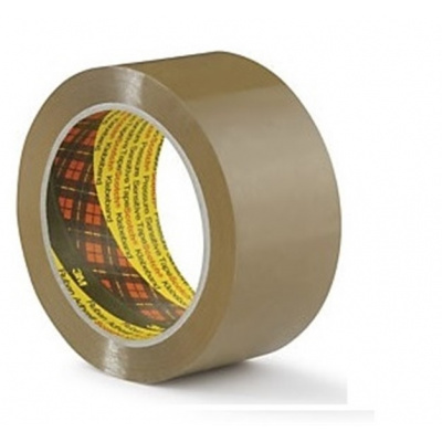 3M 309 Nastro da imballaggio silenzioso, 50 mm x 66 m, marrone