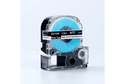 Epson LK-6WBA11 / SU11W, 11mm x 2,5m, testo nera / sfondo bianco, nastro termicoretraibile compatibile