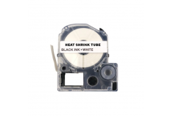 Epson LK-4WBA7 / SU7W, 7mm x 2,5m, testo nera / sfondo bianco, nastro termicoretraibile compatibile