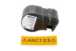 Brady M5C-1500-584-YL / 170938, 38.10 mm x 6.10 m, Plastica, testo nero / sfondo giallo