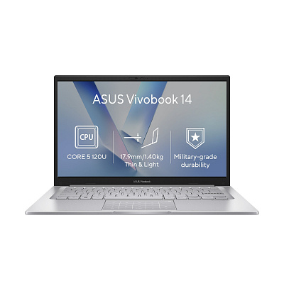 ASUS Vivobook 14/X1404VA-EB2278WZ/5-120U/14"/FHD/8GB/512GB/Intel int/W11H/Argento/2R